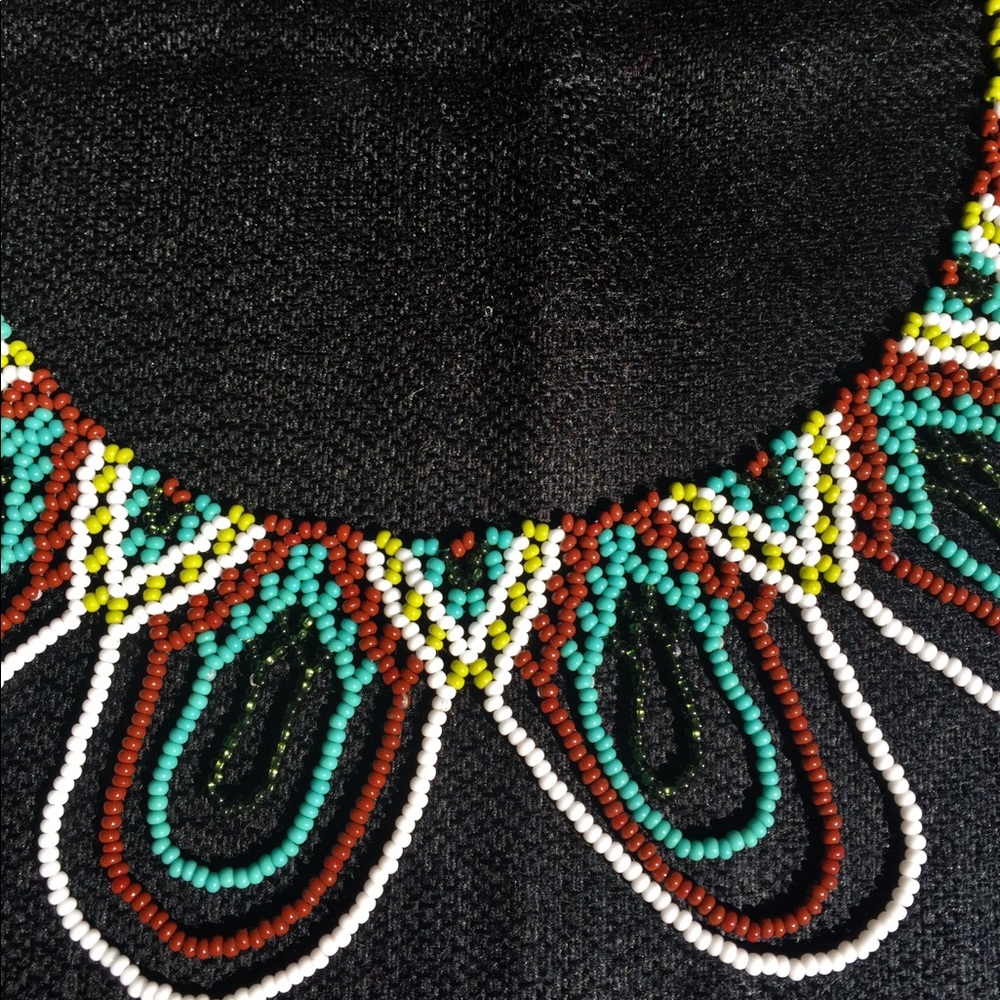 Gift Handmade Beaded Choker Necklace Earrings Brand new. Stunning workmanship. - Picture 5 of 8